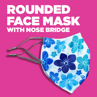 Rounded Nose Bridge Face Mask