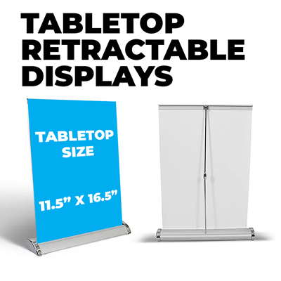 Tabletop Retractable Banners