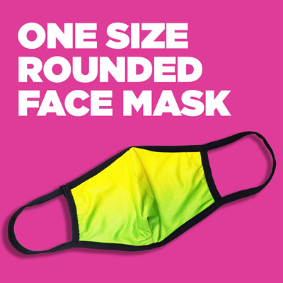 One Size Rounded Face Mask