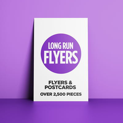 Flyers & Postcards Long Run