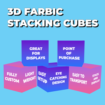 3D Fabric Stacking Cubes