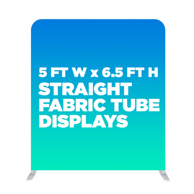 5ft x 6.5ft Fabric Tube Display