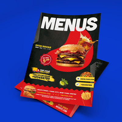 Laminated Menus